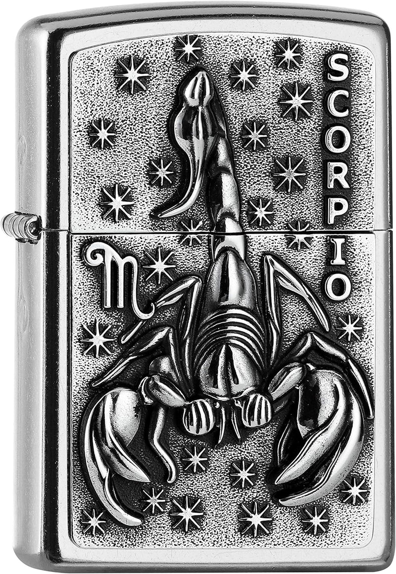 Zippo,2006498,PL AA8207 ScorpioTierkr. V19 EmbFeuerzeug, Messing, Design, 5,83,81,2