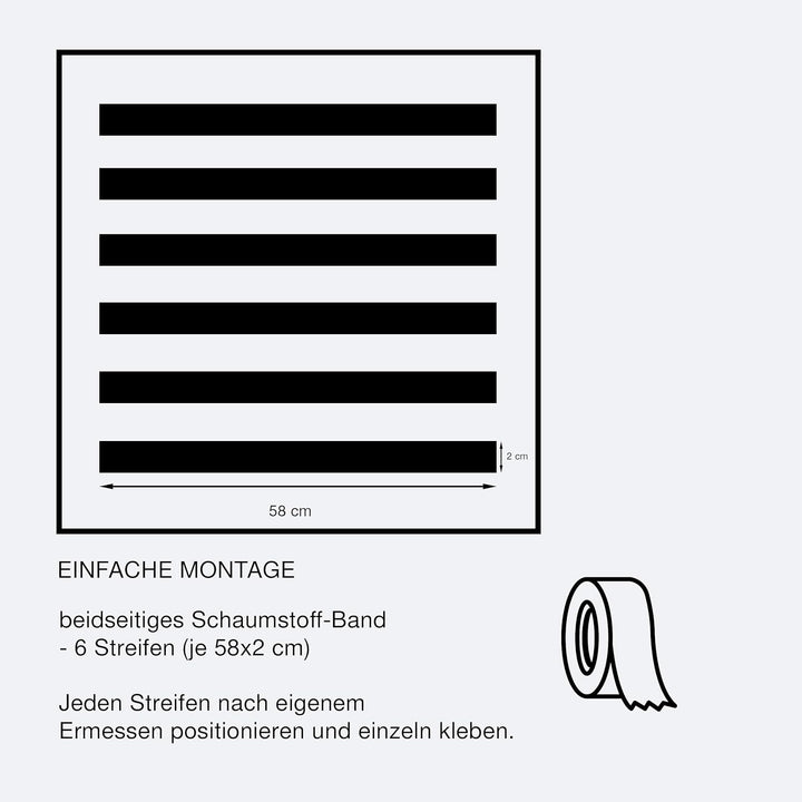 murando Spritzschutz Glas für Küche 60x60 cm Küchenrückwand Küchenspritzschutz Fliesenschutz Glasbil