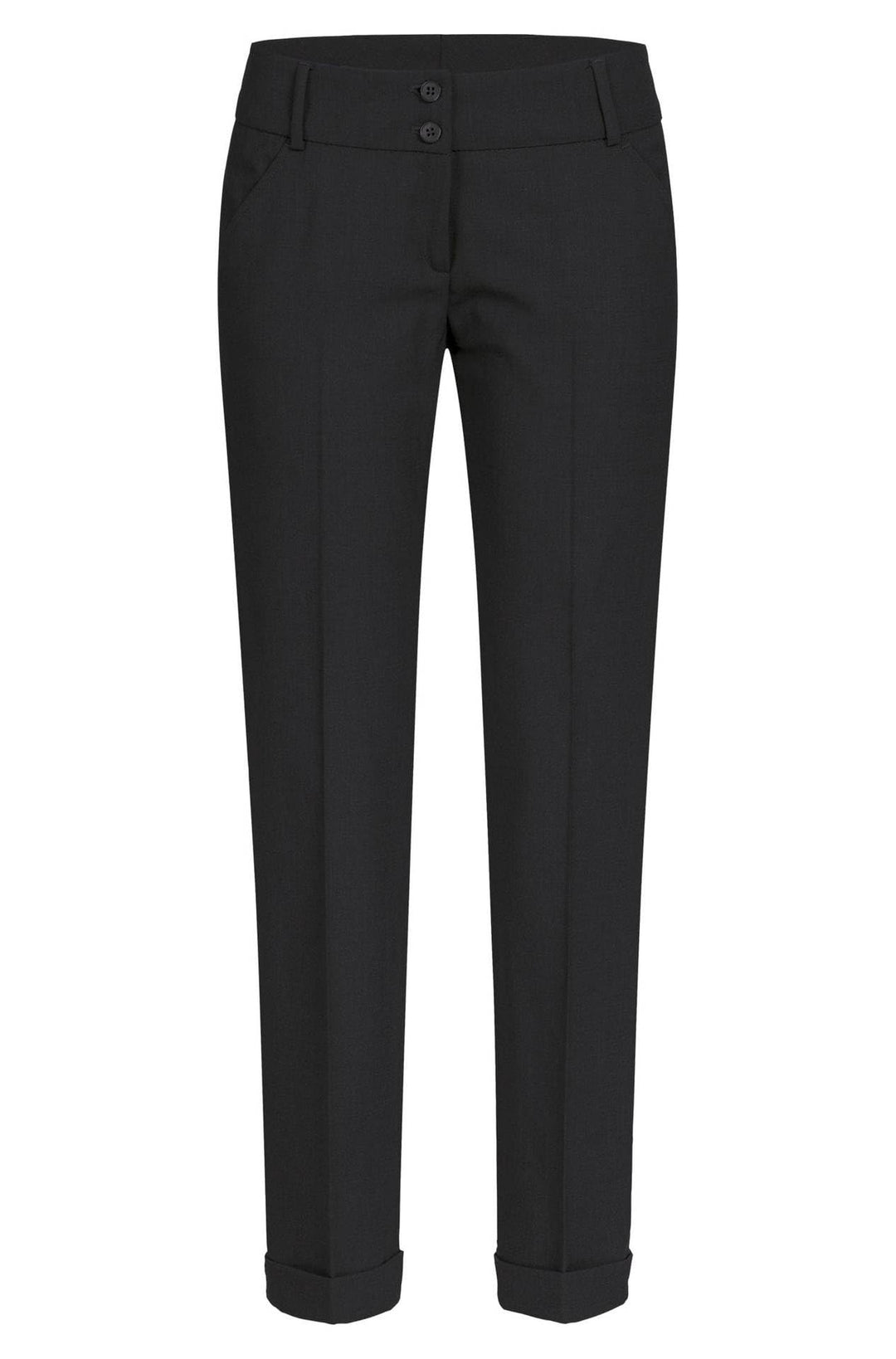 Greiff Corporate Premium Damen Business-Hose Slim-Fit 36 Schwarz, 36 Schwarz
