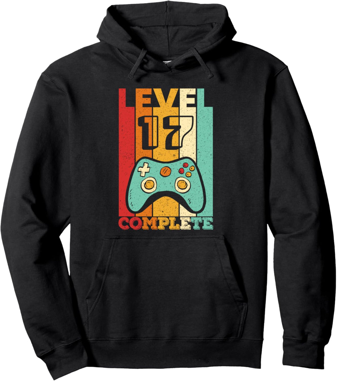 17. Geburtstag Level 17 Gamer 17 Jahre altes Geschenk Pullover Hoodie