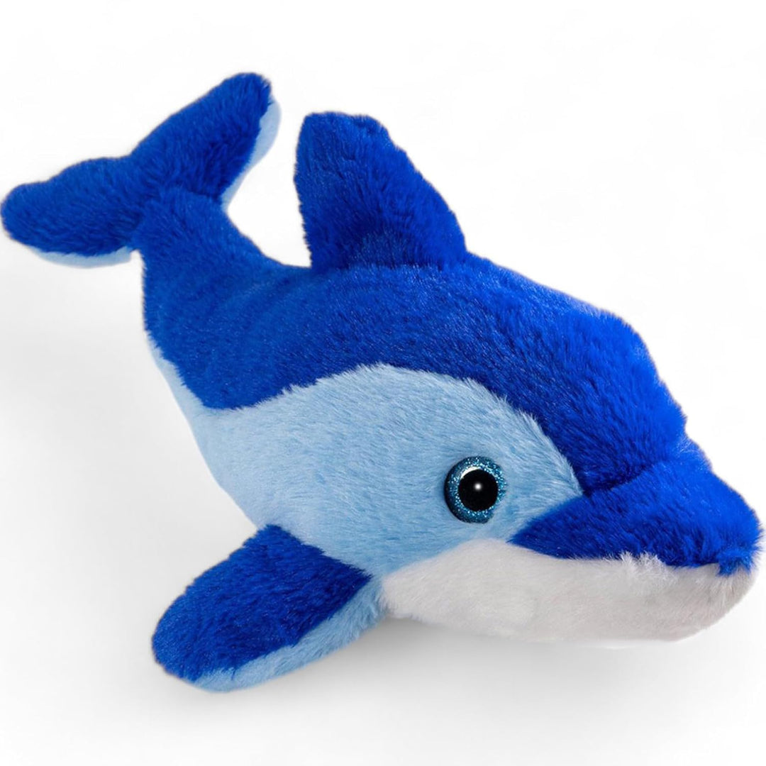 Carl Dick Delfin blau mit Glitzer-Augen, Plüschtier, Kuscheltier ca. 44cm 3580 Blau-44, Blau-44