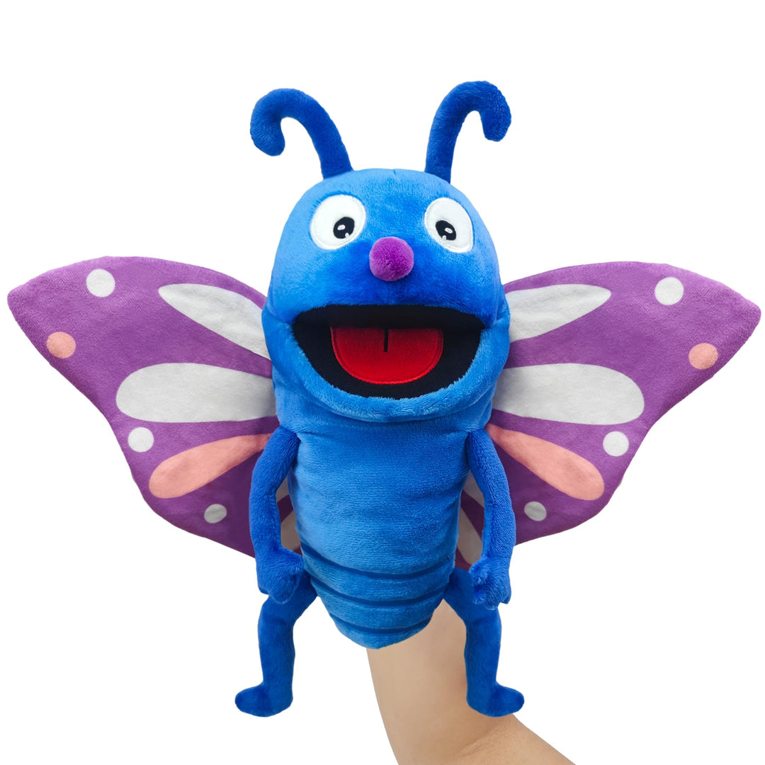 Diese Puppe ist eine Puppe mit richtigen Flauschigen händen und einem beweglichen Mund, die mit biki