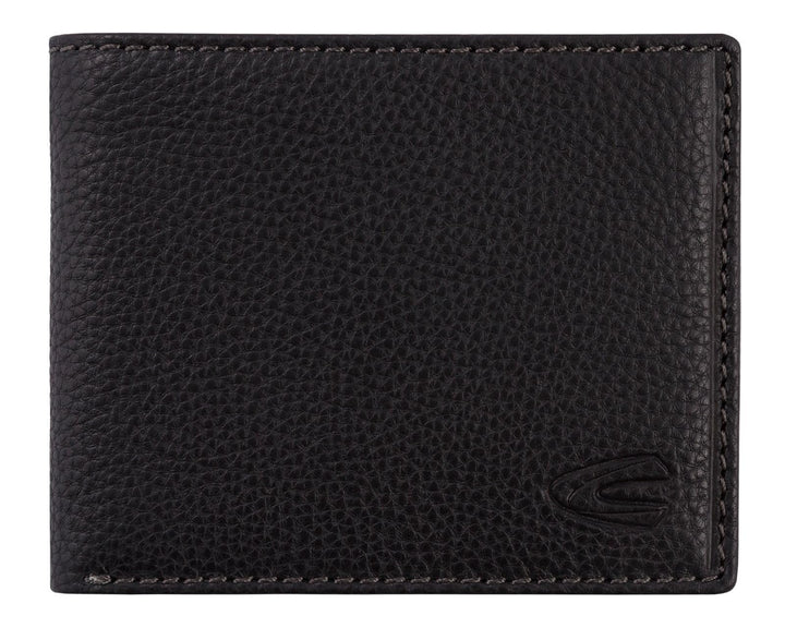 camel active bags Macau Herren Geldbörse RFID Mittelgross Querformat Leder Schwarz 11 x 2 x 8,5 Schw