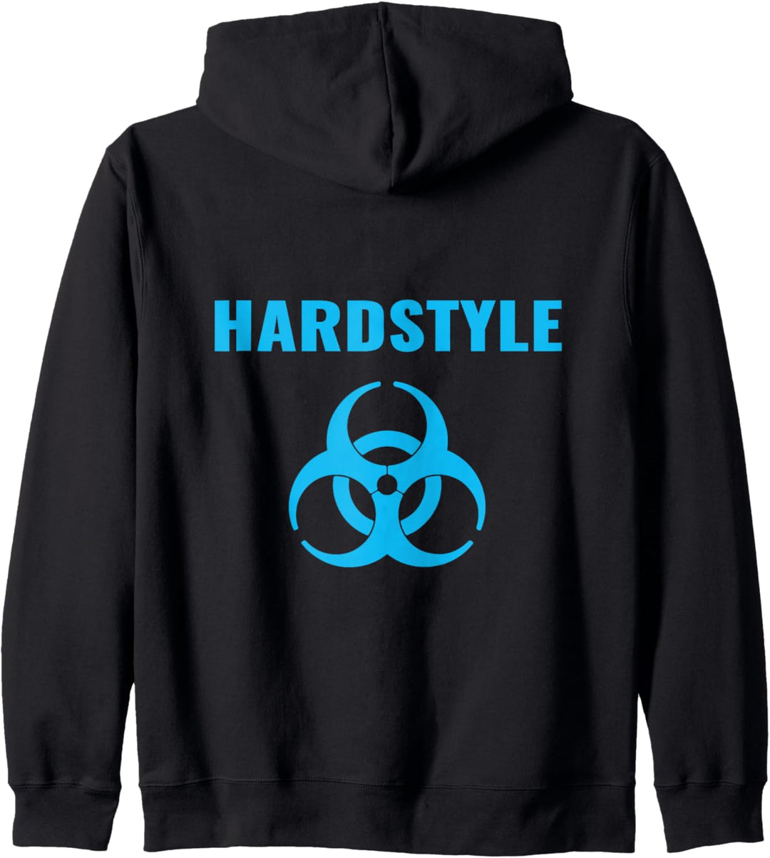 Hardstyle Hard Style Party Rave Musik Event Hardstyle Blau Kapuzenjacke