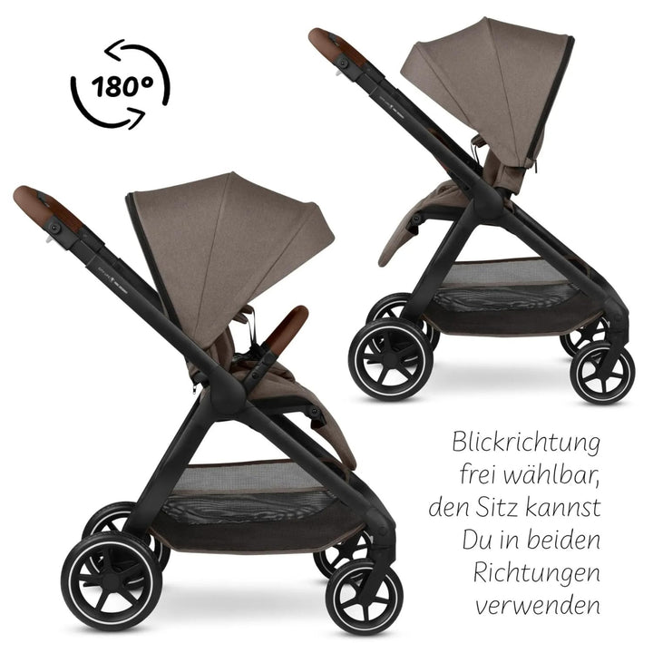 ABC Design City Life – Buggy & Sportwagen bis 22 kg, wendbare Sitzeinheit, Liegeposition, Teleskopsc
