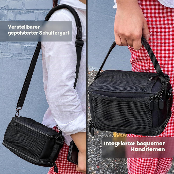 ENCASED Isoliertasche für Muttermilch – Passend für 6 Medela Express Flaschen, Kühltasche mit integr