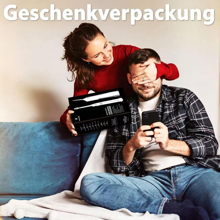 2-1 Mundreinigungsset, Wasser-Zahnseide und elektrische Zahnbürste (Weiss), Weiß