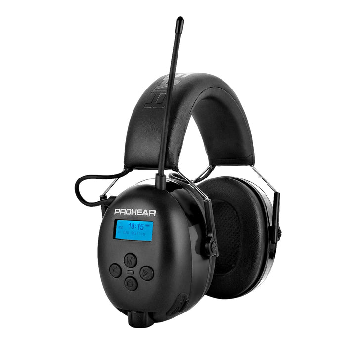 PROHEAR 033A (Upgraded) Gehörschutz mit Radio DAB +/Bluetooth/FM, Kopfhörer mit Radio mit Eingebaute