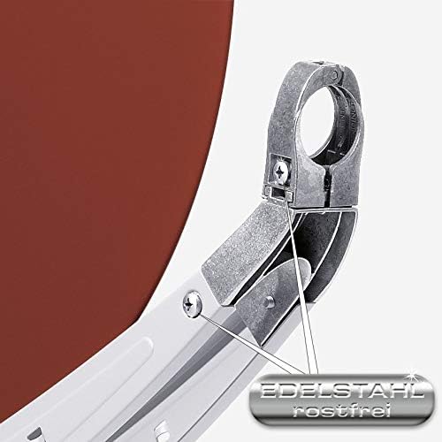 Fuba DAA 850 Satellitenspiegel 85cm Rot ziegelrot 85 cm, ziegelrot 85 cm