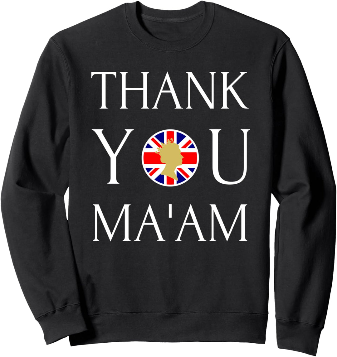 Queen Elizabeth Platin Jubiläum 70 Jahre Britische Flagge Sweatshirt