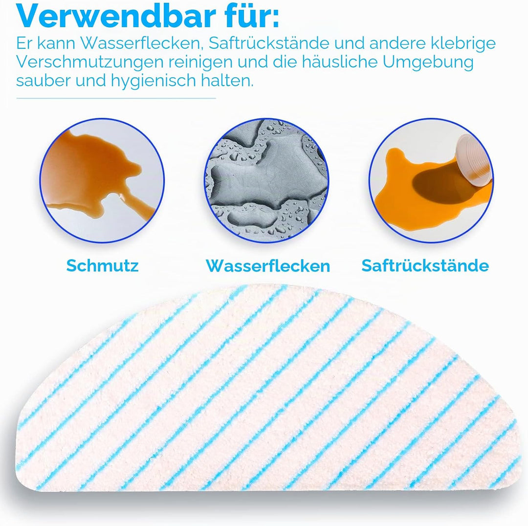 CHAIN PEAK (50 Stück) Einweg-Mikrofaser-Wischpads für ECOVACS DEEBOT OZMO T8/ T8+/ T8 AIVI/ T9/ T9 M