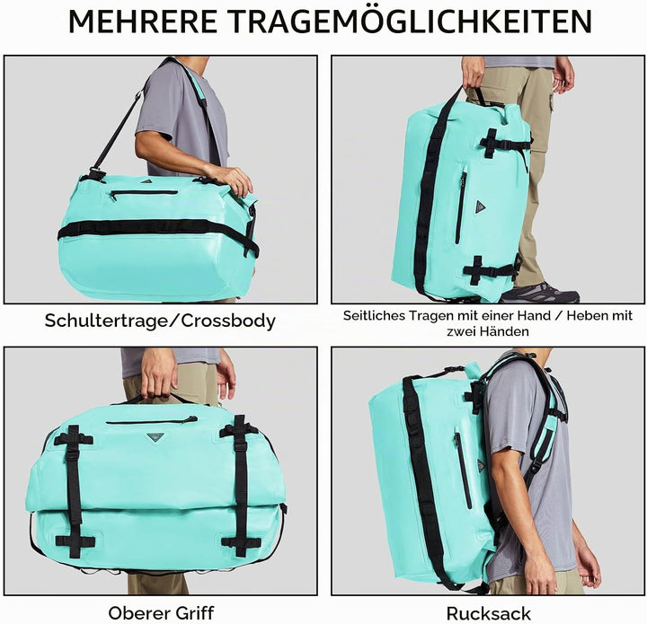 Haimont wasserdichter Rucksack, vielseitig wasserdicht Tasche, Dry Bag komfortabel, RollTop, Strand,