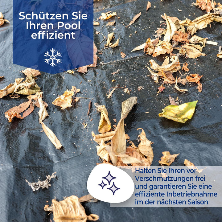 Gre CIPROV1001 - Winterabdeckung für Oval Pool 1000 x 550 cm, Farbe schwarz, 1000 x 550 cm