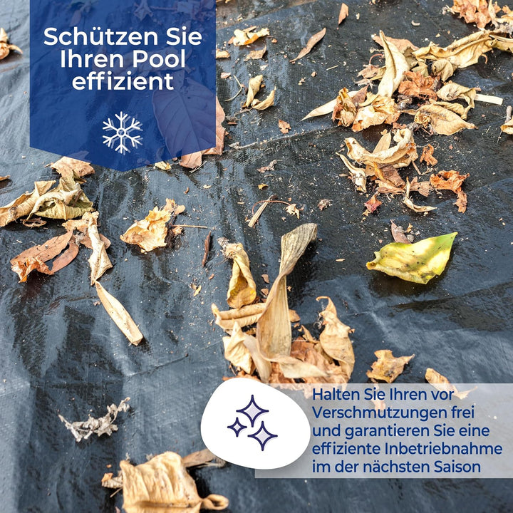 Gre CIPROV1001 - Winterabdeckung für Oval Pool 1000 x 550 cm, Farbe schwarz, 1000 x 550 cm