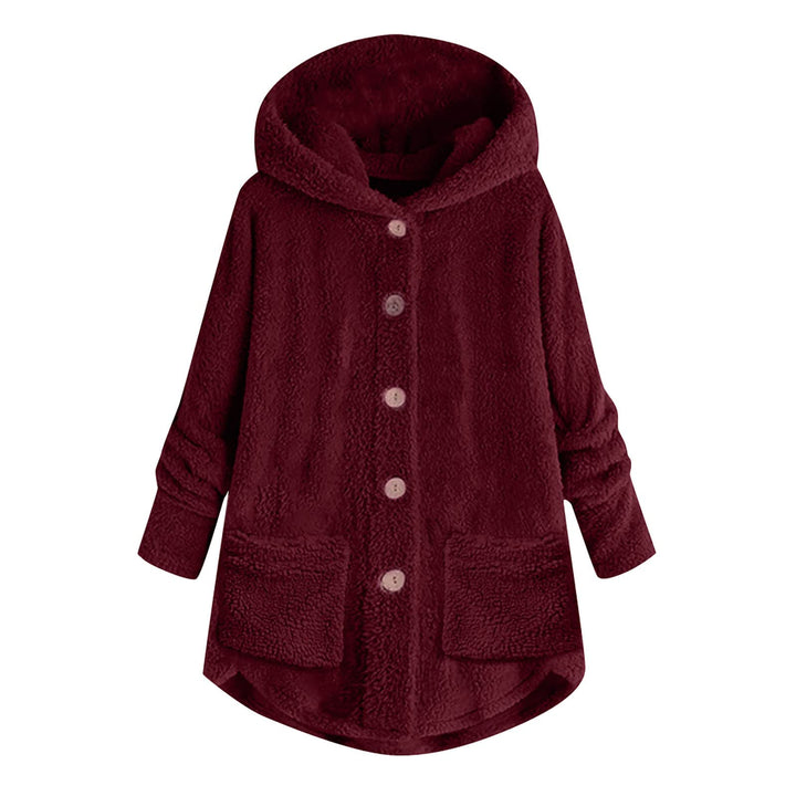 Ansenesna Teddyjacke Damen Mit Kapuze Winterjacke Damen Teddyfleece Warm Gefüttert Wintermantel Frau