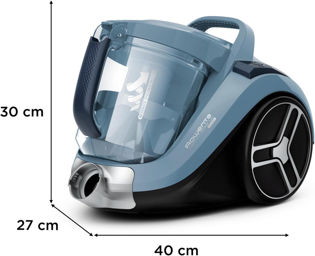Rowenta RO4871 beutelloser Bodenstaubsauger Compact Power XXL | 550 Watt | 2,5L Staubvolumen | Kompa