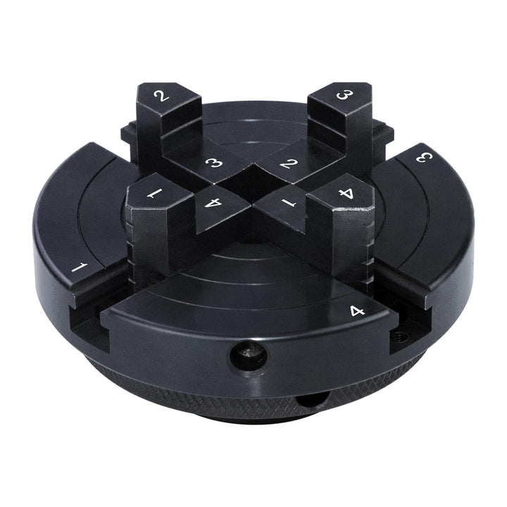 DEEFIINE 100MM Backenfutter Drechselfutte,4-Backen selbstzentrierend Spannfutter Drehfutter Drechsel