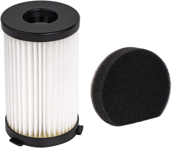 YanBan 4 HEPA-Filter + 4 Schwamm Kompatibel mit MooSoo D600/D601 iwoly V600, für Ariete Handy Force