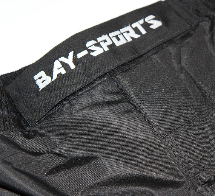 Bay MMA Shorts Hose Exklusiv XXS - XXL schwarz/grau K1 UFC K-1 Short Kinder Erwachsene (S)