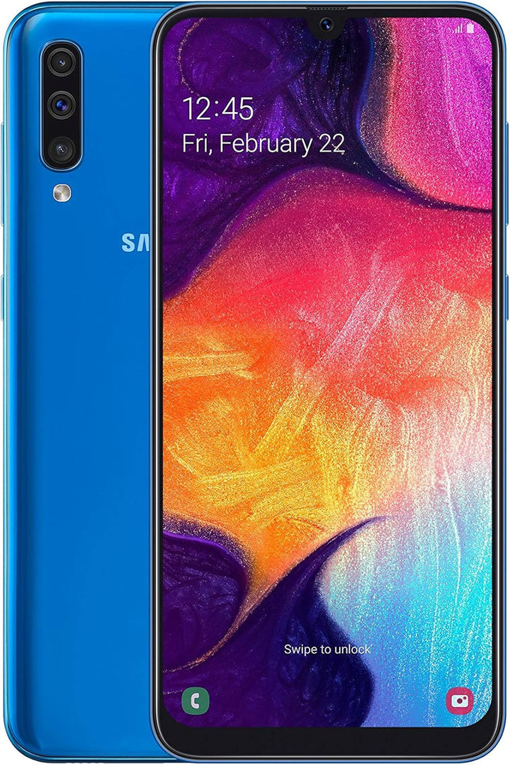 Samsung Galaxy A50 Smartphone Bundle (16.3cm (6.4 Zoll) 128GB interner Speicher, 4GB RAM, Dual sim,