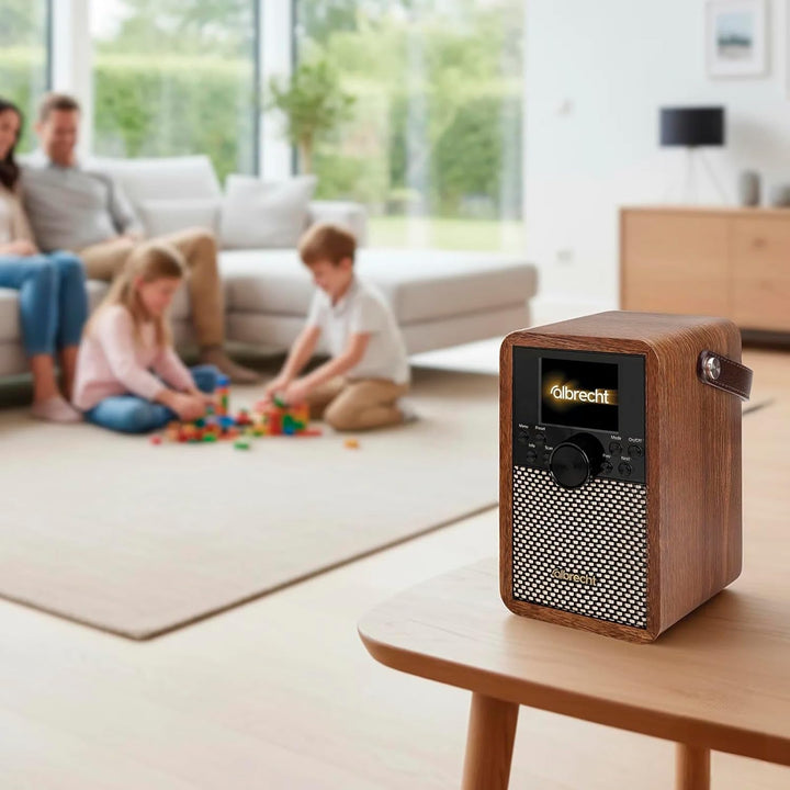 Albrecht DR 710 - tragbares DAB+ Digitalradio mit kristallklarem Klang & ASA-Warnmeldungen | BT 5.3