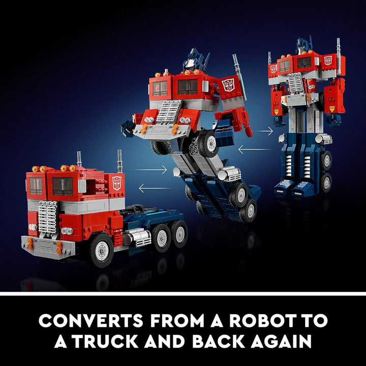 LEGO Optimus Prime 10302 Bauset für Erwachsene; Bauen Sie ein Sammlerstückmodell einer Transformers