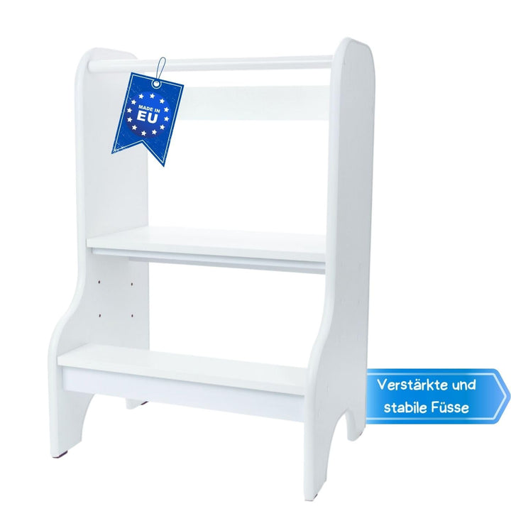 Love Gifts® Lernturm für Kinder mit Kippschutz und höhenverstellbar | Learning Tower mit sicheren Ka
