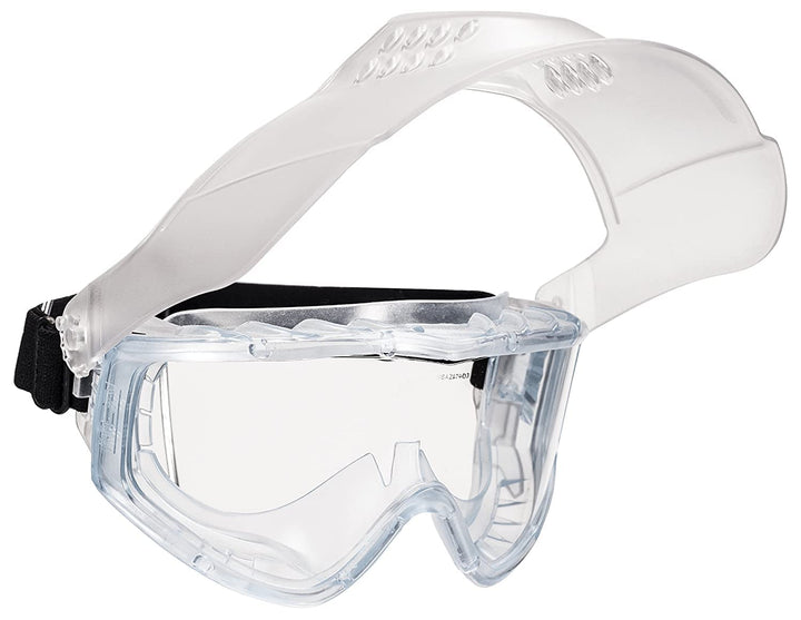 MSA 10150069 Sightgard Vertoggle Schutzbrille/Gesichtsschutz-Kombination, Polycarbonat-Linse, klare