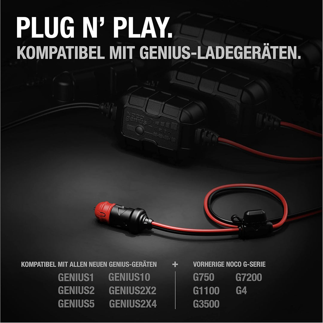 NOCO GC003 X-Connect 12V Dual-Size-Stecker-Zubehör Genius Smart-Batterieladegeräte