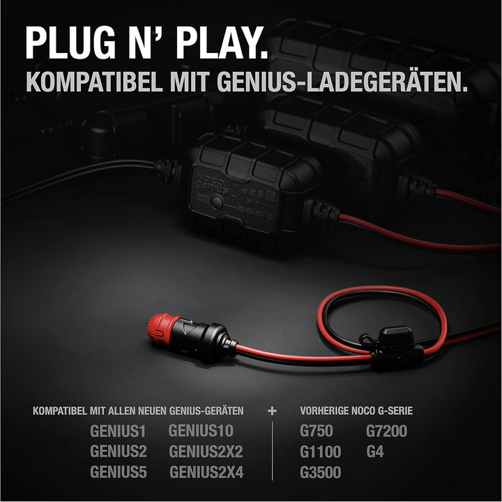 NOCO GC003 X-Connect 12V Dual-Size-Stecker-Zubehör Genius Smart-Batterieladegeräte