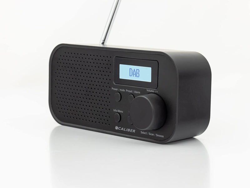 Caliber Tragbares Radio - DAB Plus - FM - RDS - LCD-Anzeige - Kabellos für bis zu 8 Stunden - Mit Al