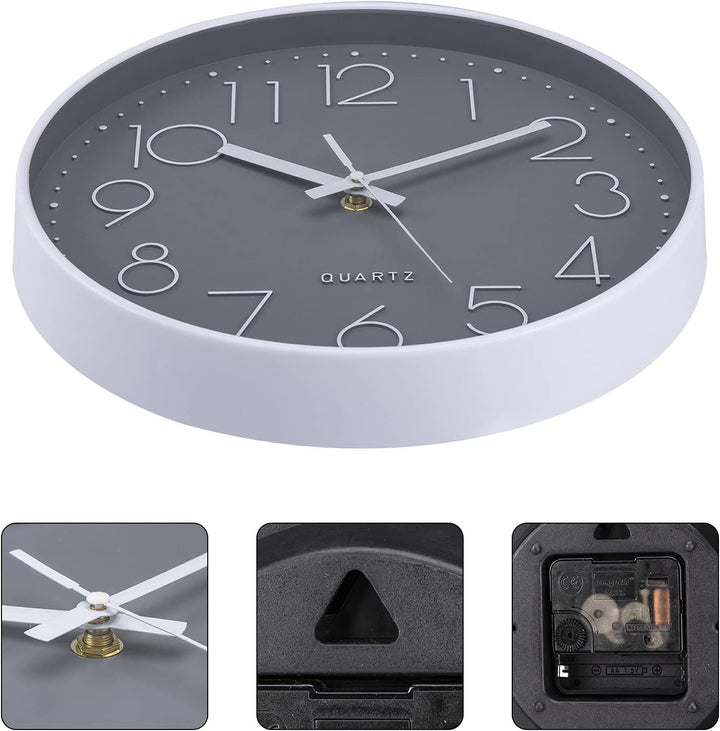 Wanduhr Ohne Tickgeräusche Lautlos Küchenuhr 30cm Quarz Gross Batterie Betriebene Wanduhr Einfach zu