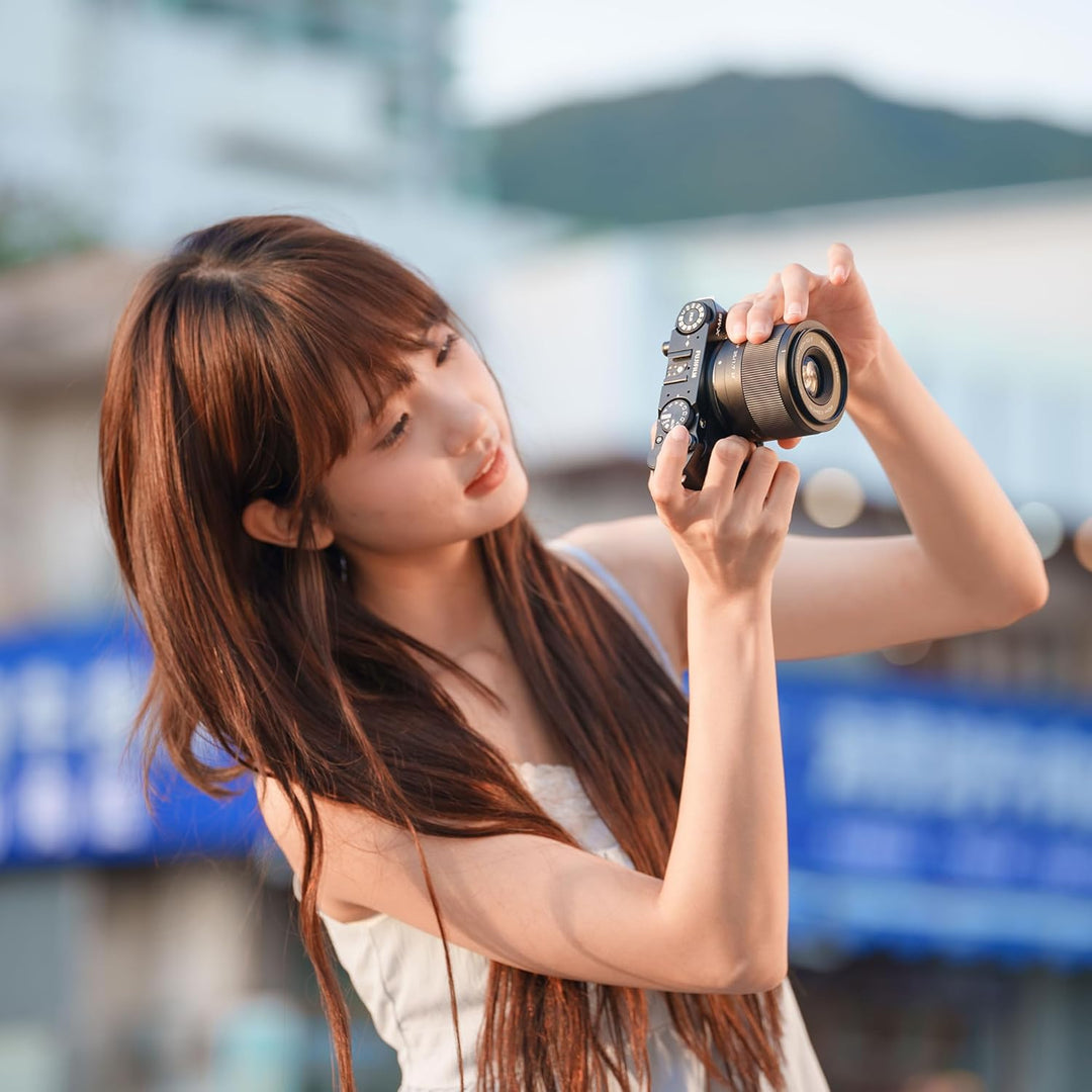 VILTROX 35mm F1.7 APS-C Kameraobjektiv Autofokus Leichtgewicht Objektiv (for Fuji X), for Fuji X