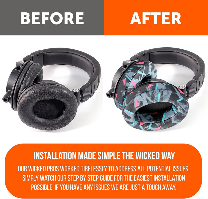 WC PadZ - The Ultimate Upgraded Earpads by Wicked Cushions - Kompatibel mit Audio Technica, HyperX,