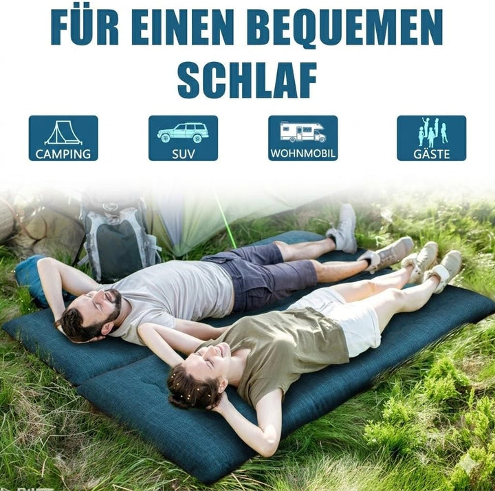 MAXYOYO Tragbare Faltbare Futon -Matratze, Hypoallergene Stoff- Und Speicherschaummatratzenpads Mit