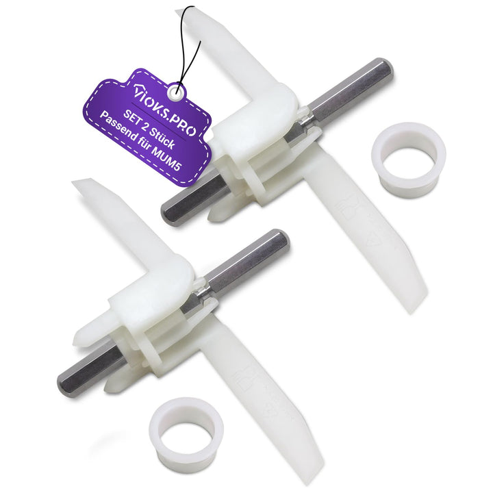 Set 2x MUM5 Durchlaufschnitzler Mitnehmer Ersatz für Bosch 00630760 - Bosch MUM5 Zubehörteile für Kü