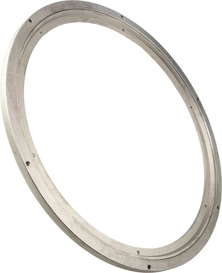 Gedotec Schwerlast-Drehbeschlag 360° Drehscheibe drehbar Ø 450 mm | Drehteller Stahl silber | Druckk
