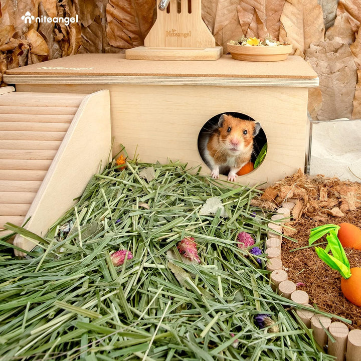 Niteangel Natürliches und weiches Hamster-Einstreu - Dekoration für das Lebensumfeld von syrischen Z