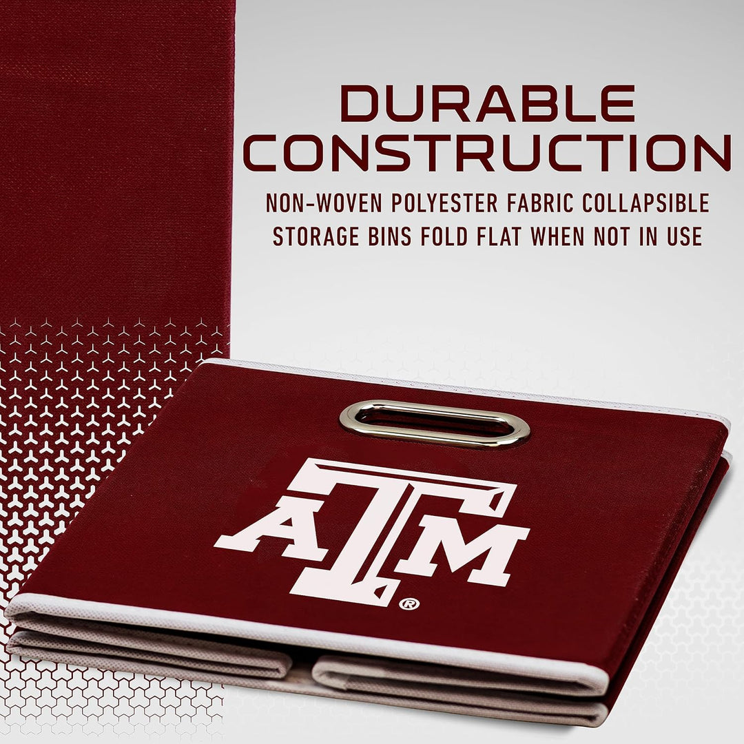 Franklin Sports NCAA College Team Aufbewahrungswürfel aus Stoff, passend für Aufbewahrungsbehälter,