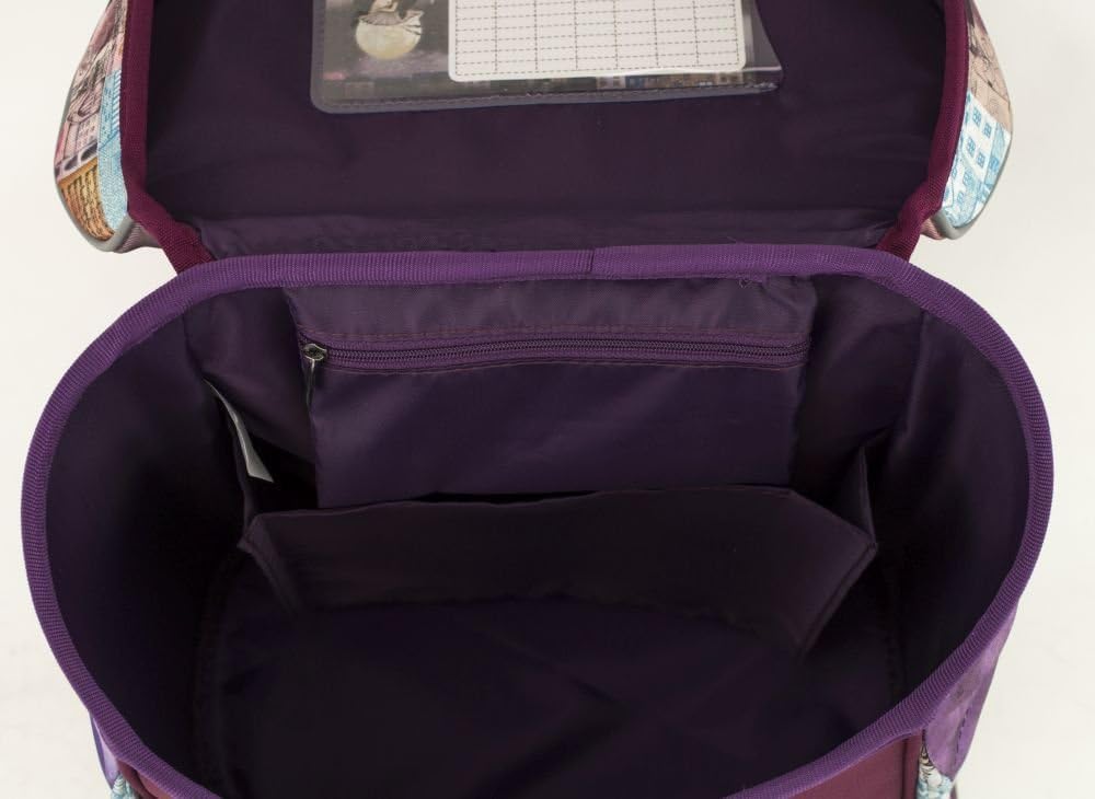 Anekke Ergo Schulranzen/Ergonomic Backpack FIDLOCK Rucksack 18AN-901-BA-F, 42 cm, 23 L, Balerina