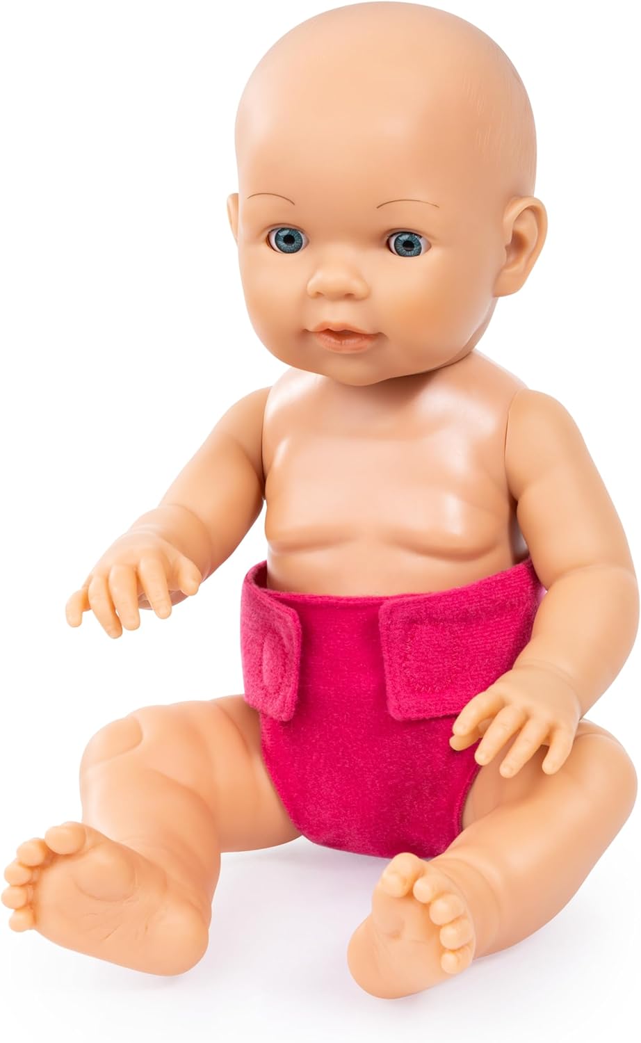 Bayer Design 73098AA Puppen Stoffwindeln 4 Stück, wiederverwendbar, mit Klett, Wickelzubehör für Bab