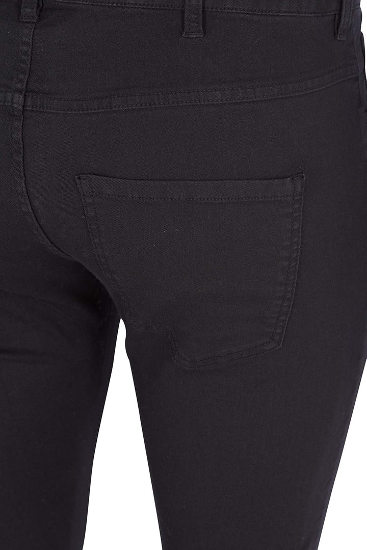 Zizzi Grosse Grössen Damen Super Slim Amy Jeans mit hoher Taille Gr 42-56 50/82 cm Schwarz, 50/82 cm