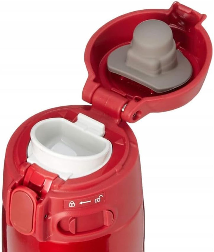 Zojirushi Thermobecher aus Edelstahl, vakuumisoliert, 473 ml, Ichimatsu rot