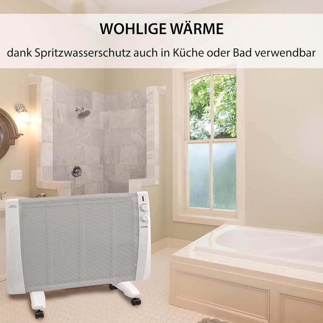 Syntrox Germany 2400W Infrarotheizung Glimpa | Wärmewellenheizung | Infrarotheizer, Effiziente Raumw