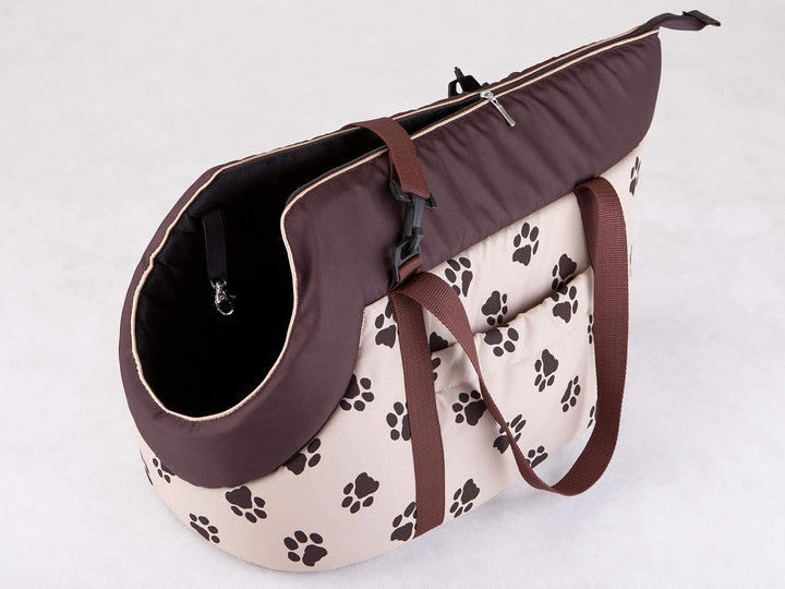 PillowPrim Hundetasche Tragetasche für kleinen und mittleren Hund, Welpen, Katze für Spaziergang - G