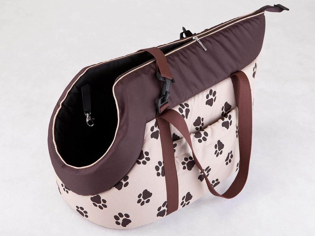 Hundetasche Tragetasche für kleinen und mittleren Hund, Welpen, Katze für Spaziergang - Grösse M 25