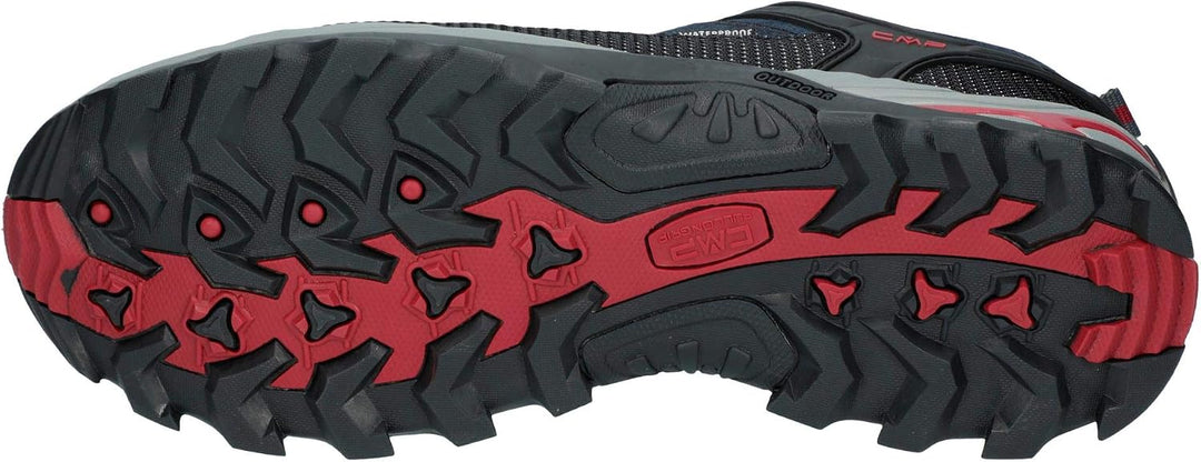 CMP Herren Rigel Low Shoes Wp Trekking-& Wanderhalbschuhe 39 EU Asphalt Syrah Dark, 39 EU Asphalt Sy