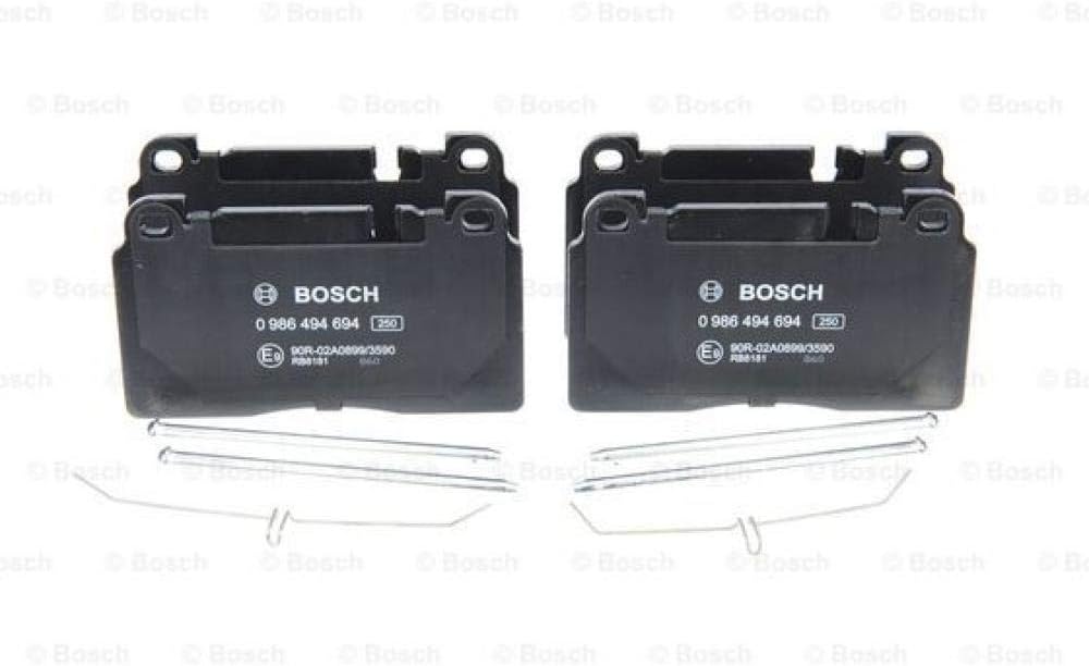 Bosch BP1689 Bremsbeläge - Vorderachse - ECE-R90 Zertifizierung - vier Bremsbeläge pro Set