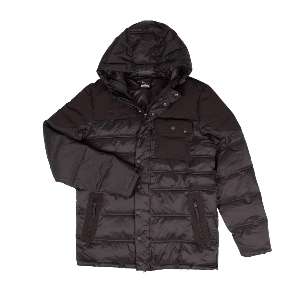 Spalding Parka Winterjacke Herren M Schwarz, M Schwarz