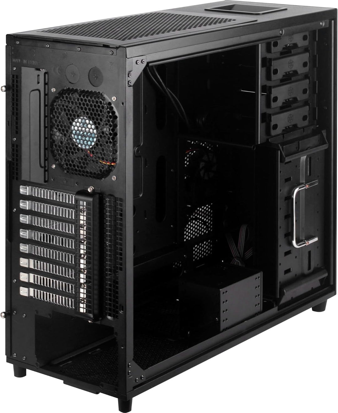 SilverStone SST-TJ04B-E - Temjin Midi Tower Gehäuse, SSI-CEB, ATX, schwarz